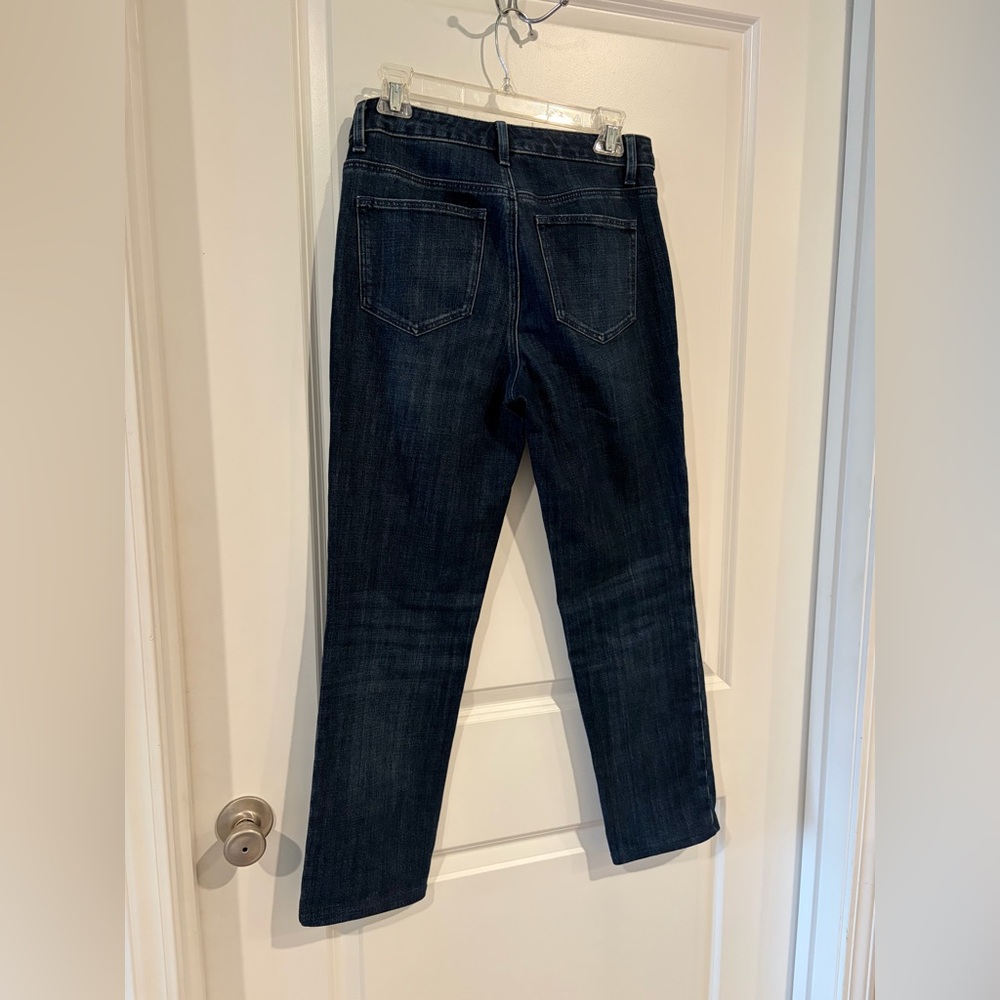 Talbots Straight Leg Jeans Size 4 Dark Wash - Picture 4 of 4
